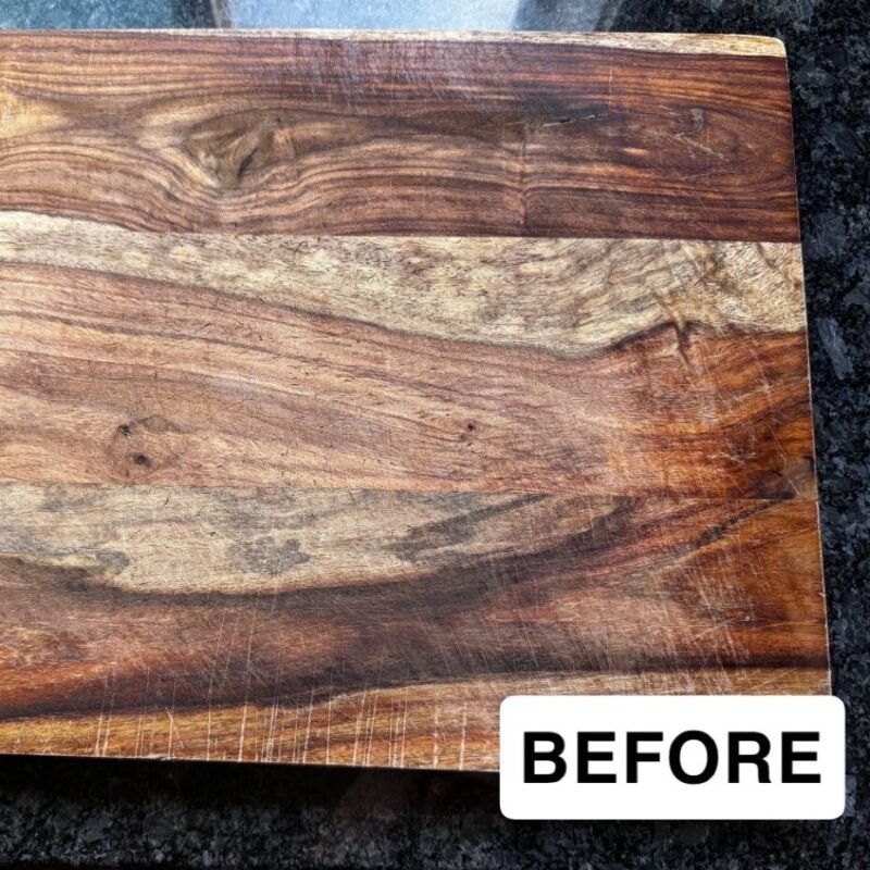 Wood_Before Tallow Wood Conditioner